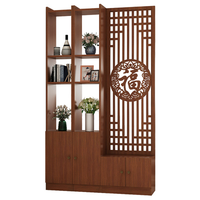 新中式入户屏风隔断柜进门口遮挡