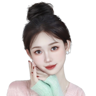 真发发圈丸子头假发包女古风懒人发包盘发假发圈可扎花苞假丸子头