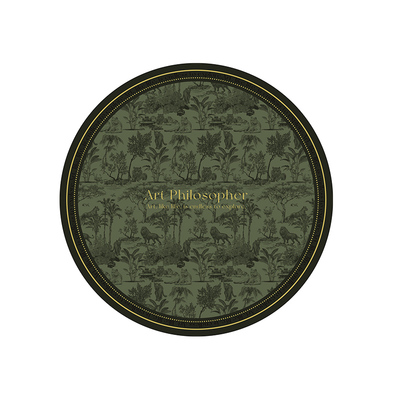 复古小茶几桌垫圆形轻奢高级感圆桌桌布防水防油防烫免洗桌面垫子