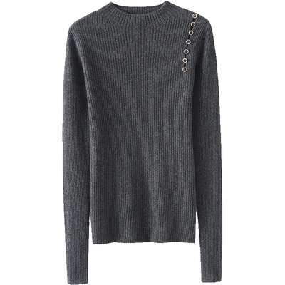 启超高端100%纯山羊绒衫