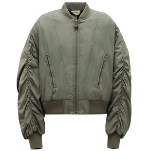 LINC金羽杰反季短款轻薄羽绒服女款廓形夹克外套羽绒服女1009Y