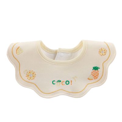 ins7A抗菌A类纯棉口水巾防水围嘴