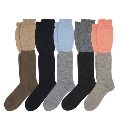 ANT45ELM羊毛混纺中筒袜女袜