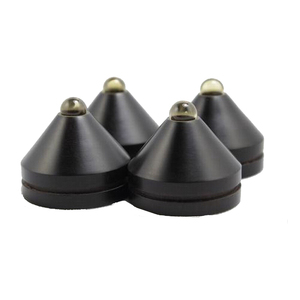 水晶黑檀木音响避震脚钉机架书架落地音箱cd功放胆机黑胶唱机解码