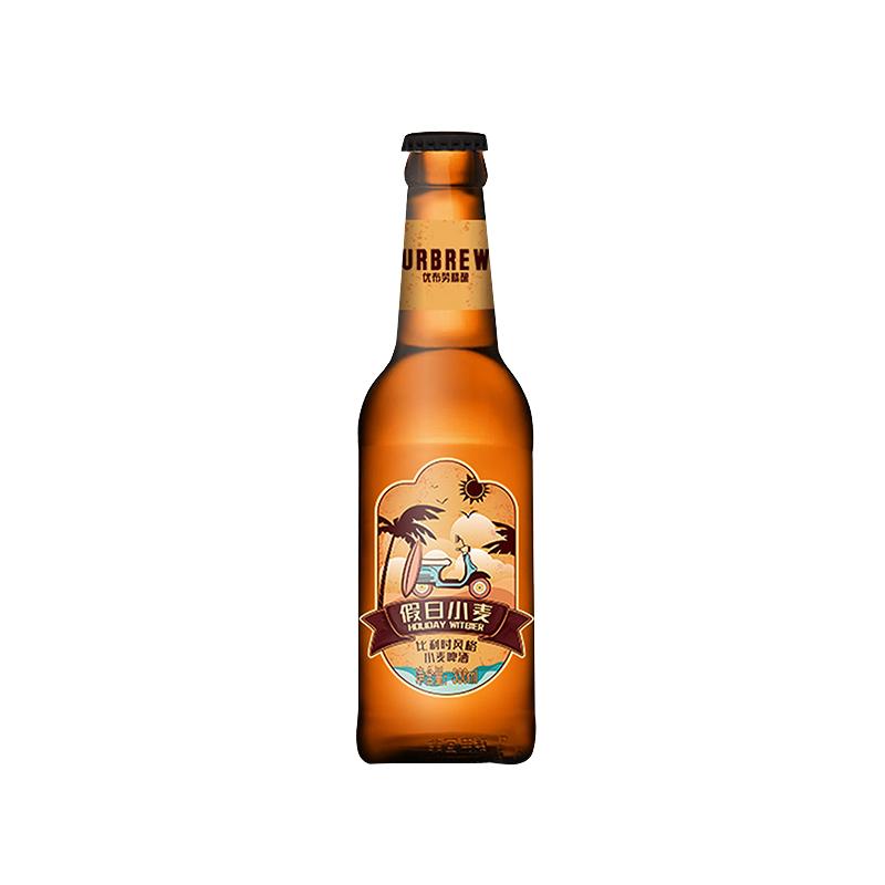 优布劳精酿啤酒 假日小麦330ml*24瓶装 佐餐酒比利时小麦艾尔