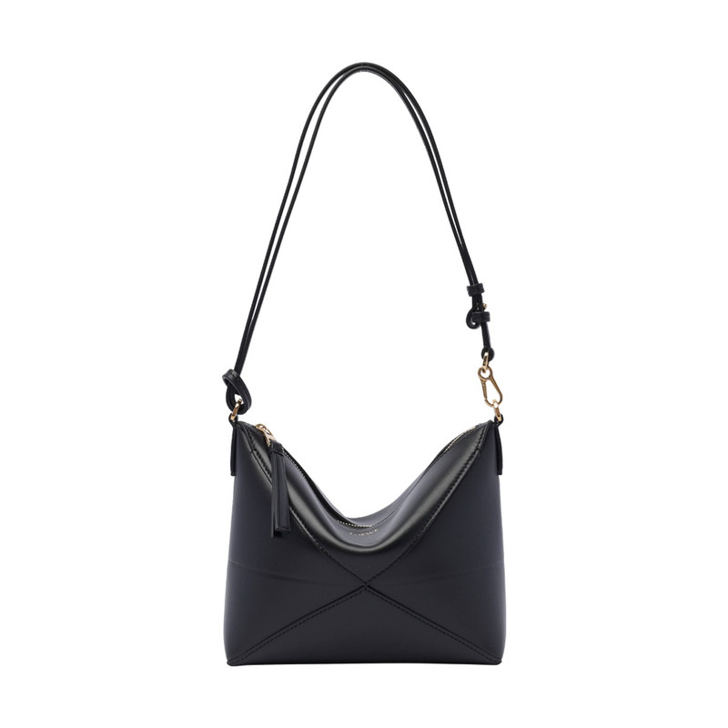 LOEWE 罗意威 puzzle fold POCHETTE女士黑肩包 26早春意大利代购
