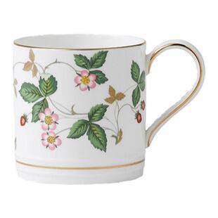 正品英国Wedgwood野草莓Wild Strawberry骨瓷大号马克杯水杯礼盒
