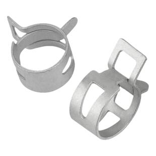 Q673手捏达克罗弹簧卡箍卡子喉箍环箍汽车水管抱箍油管卡弹性管夹