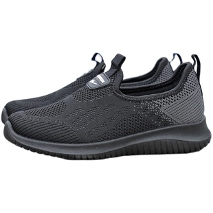 回力女鞋秋季新款透气网面鞋软底一脚蹬套鞋百搭款学生运动跑步鞋