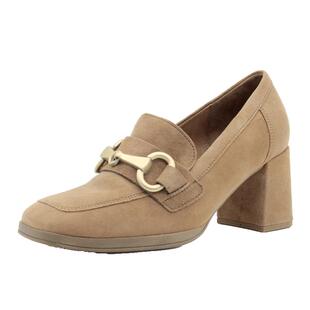 德国全进口Gabor嘉宝女鞋嘉步春夏新品山羊皮高跟扣饰乐福鞋35292