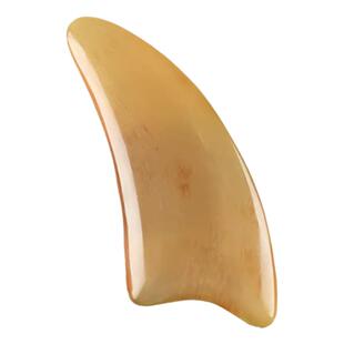 白水牛角刮痧板全身通用面部美容眼部拨筋棒肩颈淋巴背部腿部按摩