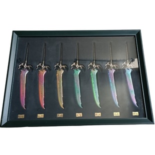 现货香港港漫收藏兵器神兵玄奇12寸7色虎魄8色天晶（黄生亲笔签名