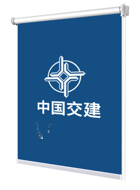 图片文字遮阳防晒升降卷帘定制