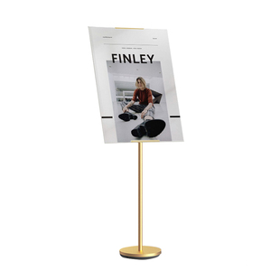 kt板支架立式落地式广告牌展示架海报架展架立牌指示牌A3展板架子