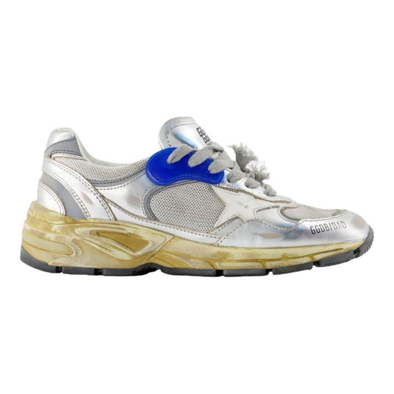 Golden Goose GGDB Running 老爹鞋 跑步鞋 - 皮质 - 银色