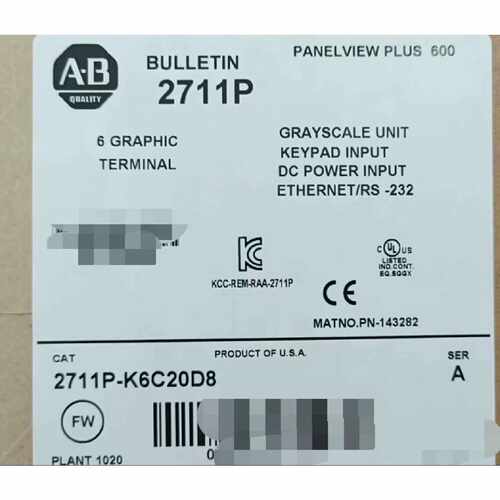 议价2711PK6C20D8 AllenBradley Pa维修