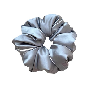 明星枕头睡眠发圈女纯色缎面大肠发绳法式大号肥肠橡皮筋头绳发饰