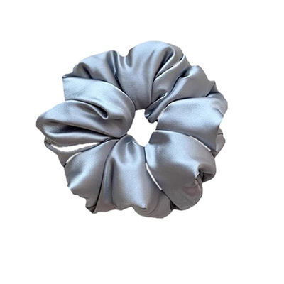 明星枕头睡眠发圈女纯色缎面大肠发绳法式大号肥肠橡皮筋头绳发饰