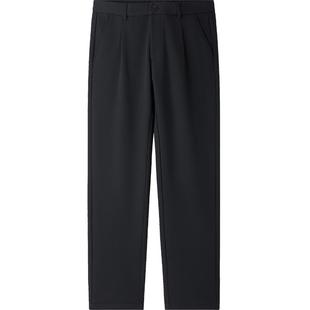 HLA/海澜之家领昂加厚保暖休闲裤25秋冬季新款合体抗皱长裤子男士