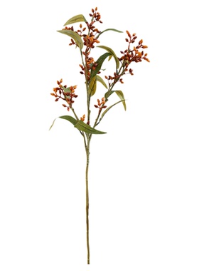 芙菡高档三色尤加利果仿真果实客厅插花塑料干花假花装饰2026年