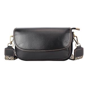 劳斯帅特2025新款斜挎包潮牛皮小方包植鞣牛皮单肩复古时尚小方包