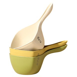 水瓢家用厨房舀水勺透明塑料浇花舀子水漂舀子长柄创意洗头水勺子