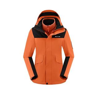 【凯峰】思凯乐户外三合一冲锋衣女冬季加厚防风登山服外套男款