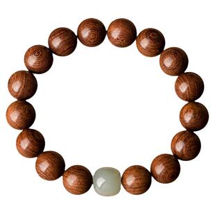 金丝檀木手串盘玩男生金丝玉沉水级手链檀香文玩佛珠金丝楠木转运