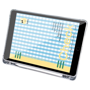 绿格本子适用于ipad保护ipad9平板壳2025苹果air8/7/6新款九代带笔槽13寸硅胶pro11全包mini6/7防摔迷你5三折