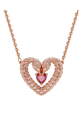 施华洛世奇Sublima 心形项链女士百搭气质长款吊坠轻奢送礼物