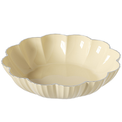 水果盘家用客厅茶几果盘2025新款轻奢高档零食高级水晶果盆糖果盘