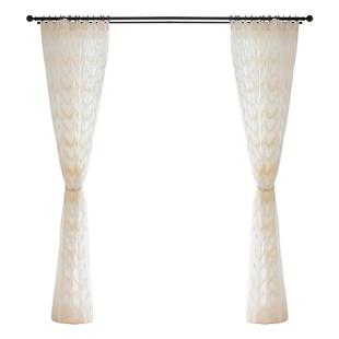 呈开 透光不透人亚麻纱帘氛围感棉麻窗纱客厅卧室南枝扶风纱 羽朦