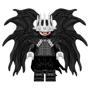 中国积木超英蝙蝠侠异色狂笑之蝠骑士团反派益智拼插型玩具小人仔