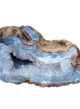 天然蓝玉髓上班小摆件上班族摆件