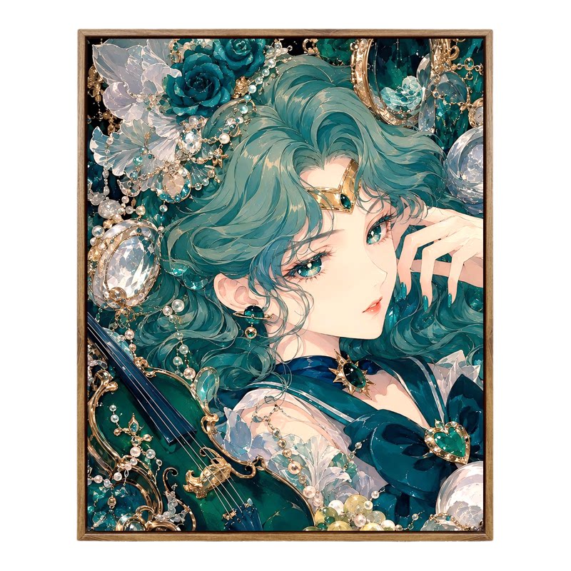 美少女战士数字油画diy来图可定制0基础涂色填色填充高级手工绘画