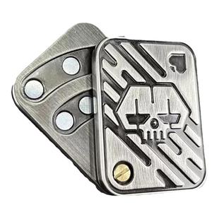 edc解压玩具磁力推牌金属机械指尖陀螺啪啪牌牌解压神器黑科技男