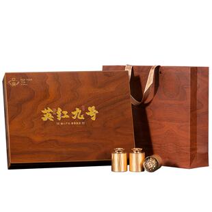 华源 正宗广东英德红茶英红九号 浓香红茶茶叶 送长辈送礼礼盒装