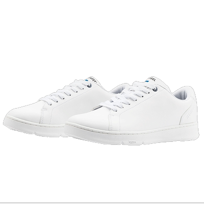 迪卡侬女pu小白鞋防水软底保暖