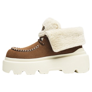 红蜻蜓卡皮巴拉baby同款雪地靴2025秋冬新款女鞋厚底加绒保暖女靴