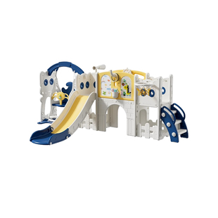 儿童滑滑梯室内家用2至10岁宝宝滑梯秋千二合一攀爬架多功能乐园