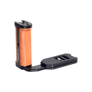 桑格适用单反微单相机左侧手柄手持拍摄竖拍快装板哈苏907x富士XT4 XT5 XT30索尼A7C A7R3/M3 ZV-E10底座