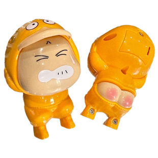 放屁小新鸭钥匙扣整蛊恶搞玩具解压神器公仔玩偶书包挂件儿童礼物