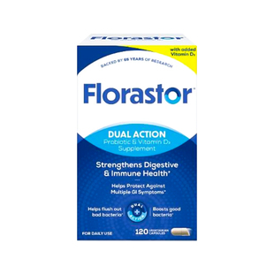 美国直邮 进口Florastor布拉氏酵母菌VD3益生菌胶囊500mg肠道健康