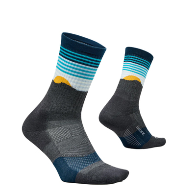 Feetures飞鹊越野跑步袜子男女款户外登山健身徒步袜马拉松跑步袜