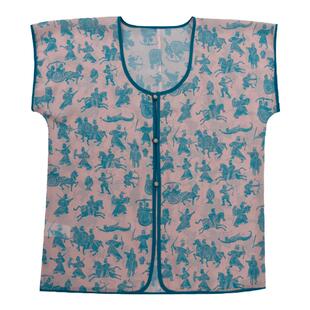 谜阿凰迦蓝背子垂领唐制半臂八破裙夏季原创汉服汉服女成人高端