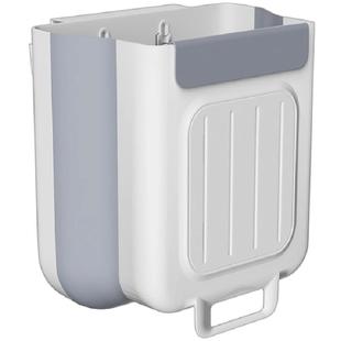 厨房垃圾桶壁挂式可折叠家用厨余橱柜门专用收纳桶卫生间厕所纸篓