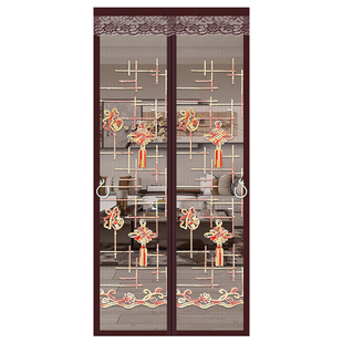 夏季防蚊门帘卧室家用通风隔断防蝇高档磁性磁铁对吸纱窗网魔术贴