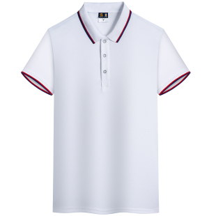 冰丝polo衫工作服定制T恤印logo女夏季短袖企业员工衣服工装男diy