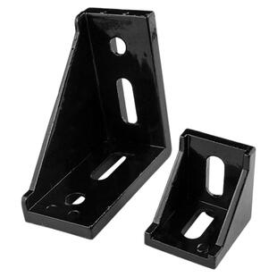 2020/3030/4040铝型材配件 带突起90度直角连接件 喷涂黑色角码