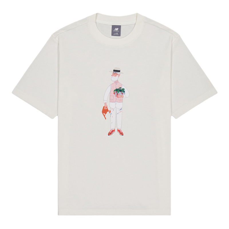 New Balance/NB正品新款男女印花休闲圆领套头短袖T恤NEE28083-IV